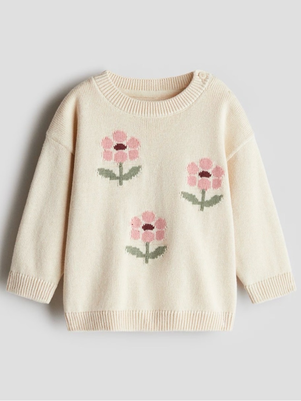 H&M floral sweater